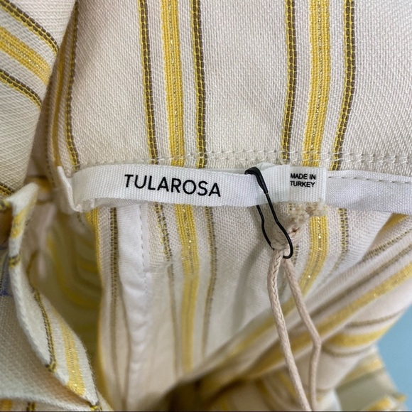 Tularosa Greyson Pant Ivy Yellow Striped Sz M - Picture 13 of 14
